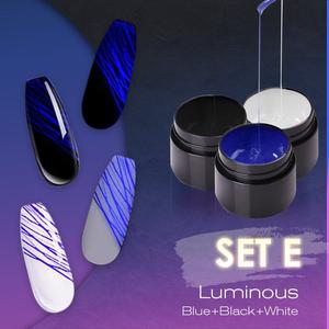 manicure luminous nail art