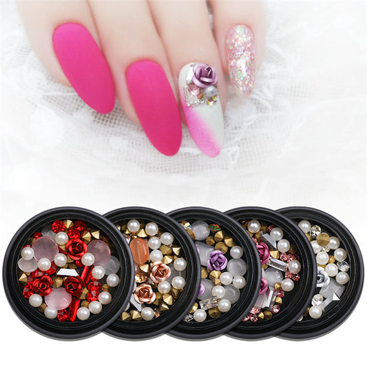 Nail Art Metal Flower