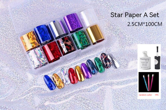 Nail Art Transfer Foils Set